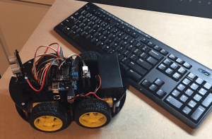 control arduino robot with bluetooth keyboard