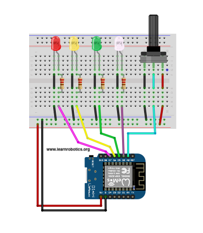 Wemos D1 Mini wiring diagram