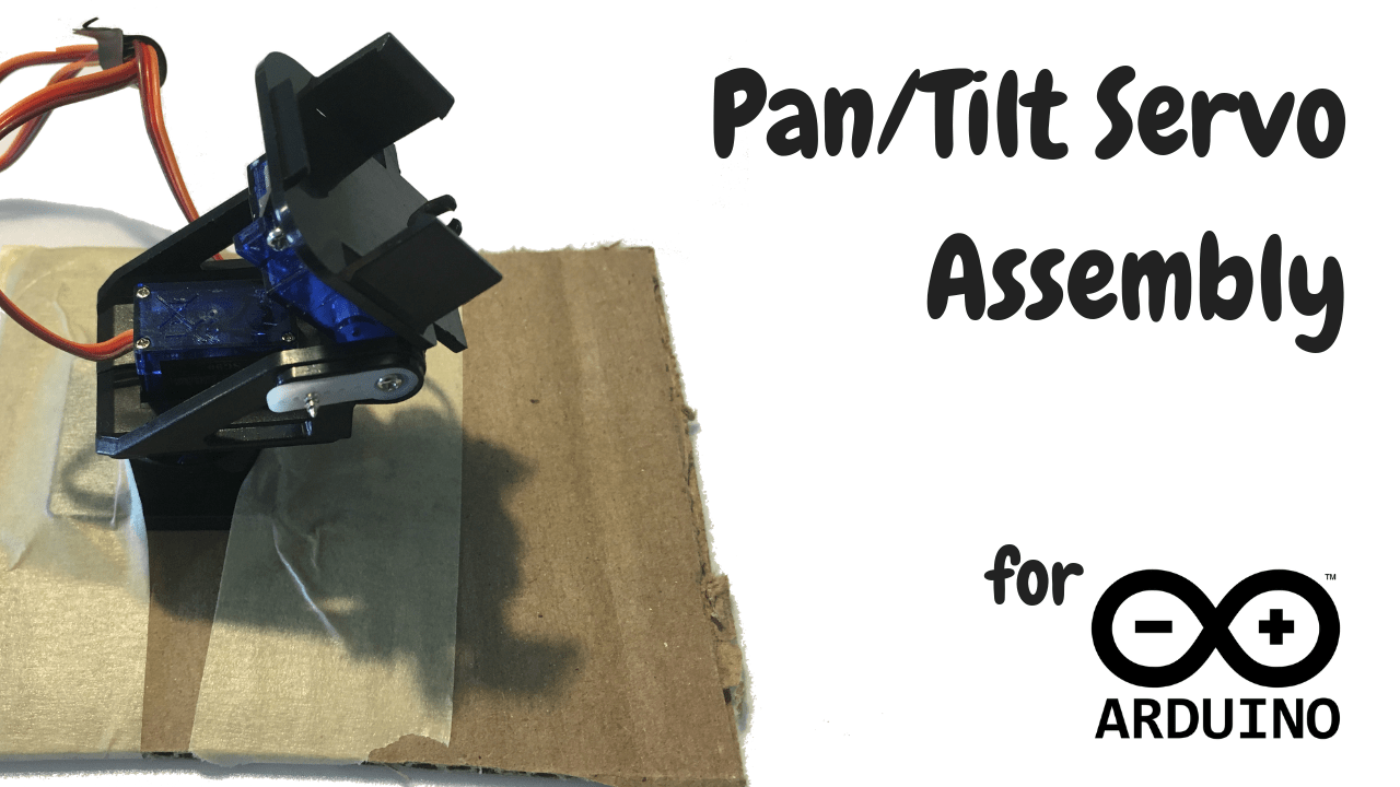 how to assemble pan/tilt for Arduino servos