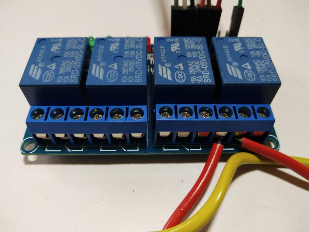 connect relays home automation