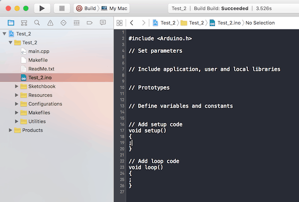 Use Xcode with Arduino