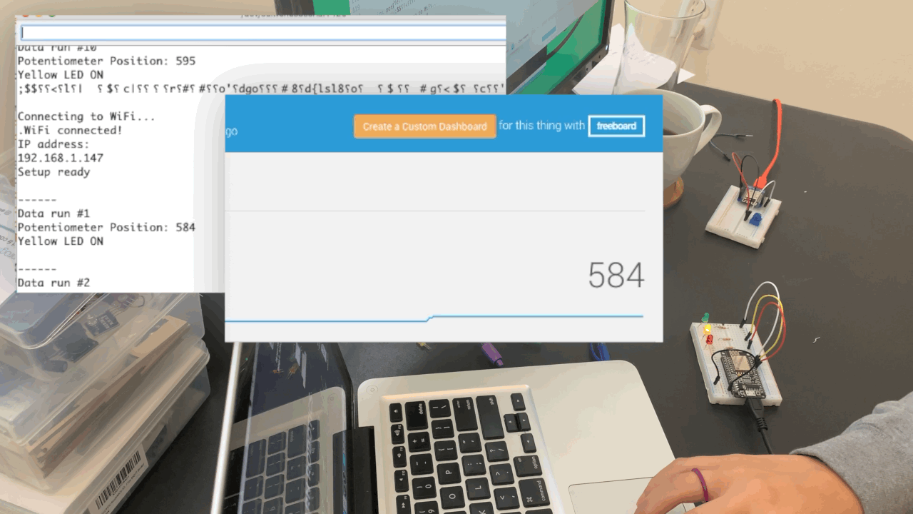 ESP8266 with dweet.io