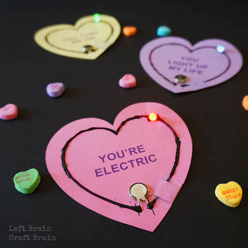 light up circuit valentines for kids