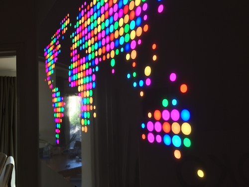 Using NeoPixels to create a Light Up World Map