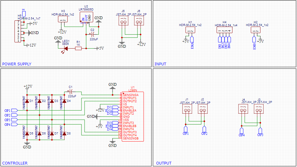Organize the Circuit Layout in EasyEDA